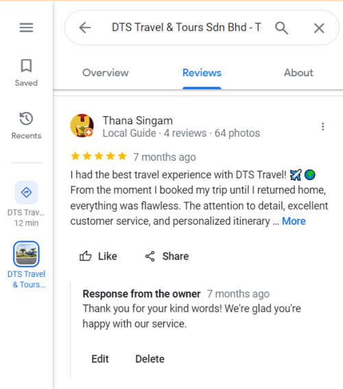 Customer testimonial - review 3